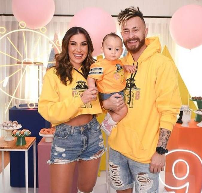 O Baby Cris completou nove meses no dia 10 de abril