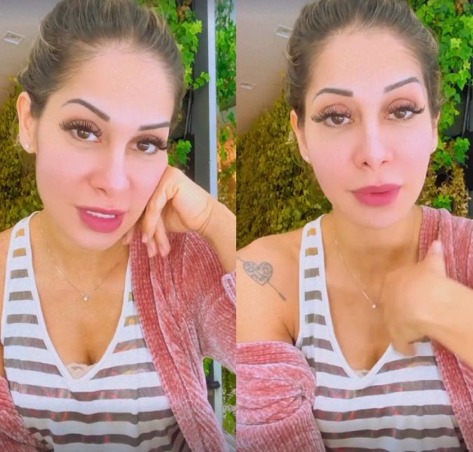 A esposa de Arthur Aguiar contou que está cansada e que vai tirar um tempo para cuidar de si