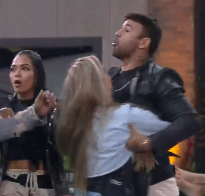 Hadballa se exalta e quase agride Matheus no <i>Power Couple Brasil: - Você é um otário, moleque</i>