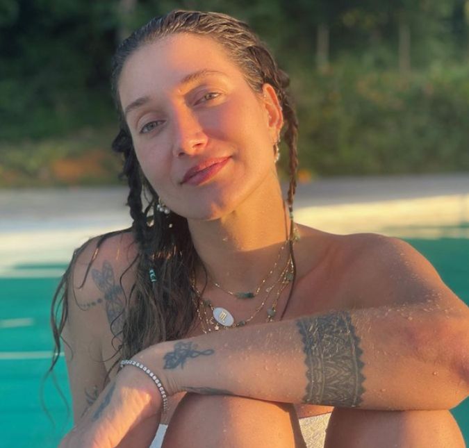 Gabriela Pugliesi solta alfinetada no ex-marido após anúncio de gravidez: Com o homem certo! O ex A Fazenda não levou para o pessoal e revelou estar muito feliz pela influenciadora