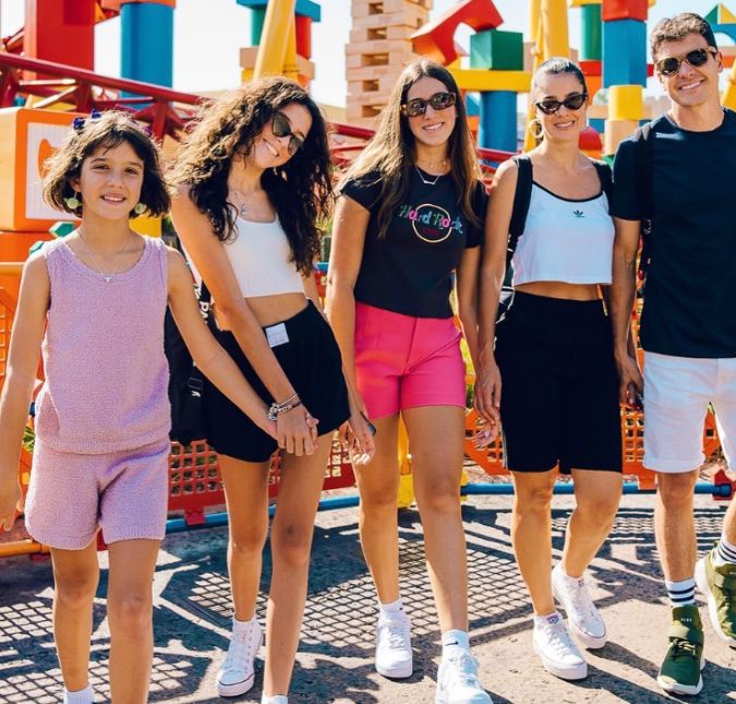 O apresentador é pai de três garotas