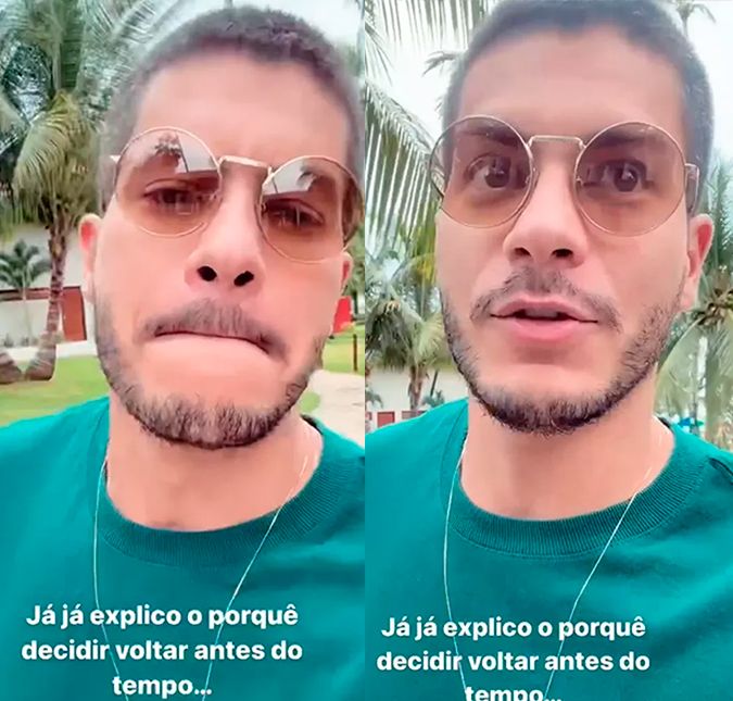 O campeão do BBB22 tinha anunciado que ficaria um tempo afastado das redes sociais, mas mudou de ideia