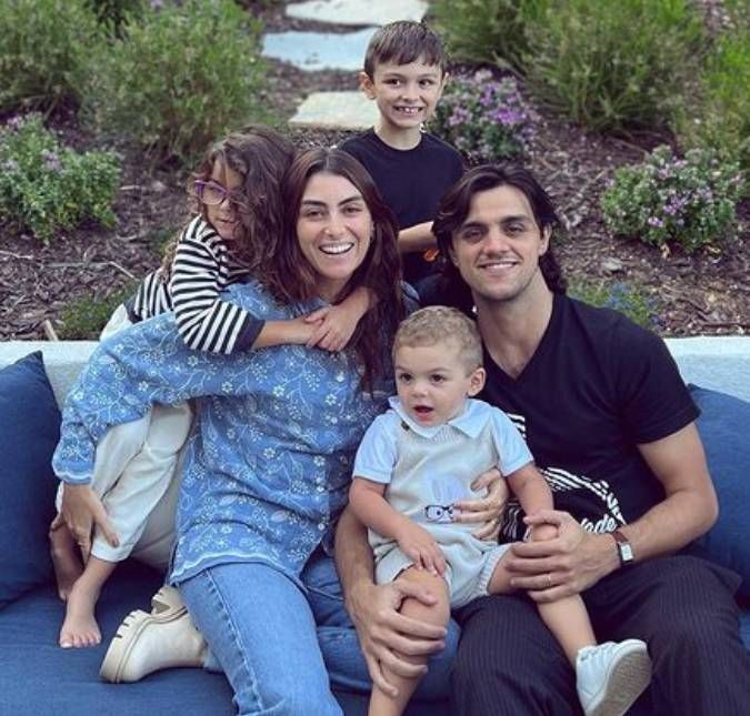 O ator fez uma linda homenagem aos filhos nas redes sociais