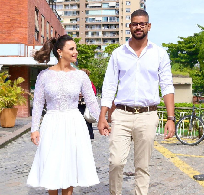 Viviane Araújo comemora um ano de união civil com Guilherme Militão: <I>Que nosso amor dure para a eternidade</i>