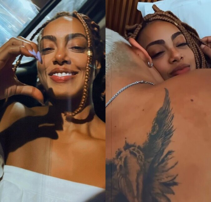 Após assumir namoro com <i>rapper</i>, Dandara Mariana posta vídeo trocando carícias com o amado