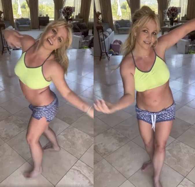 Após perder bebê, Britney Spears posta vídeo dançando e declara: <I>Música me ajuda muito</i>