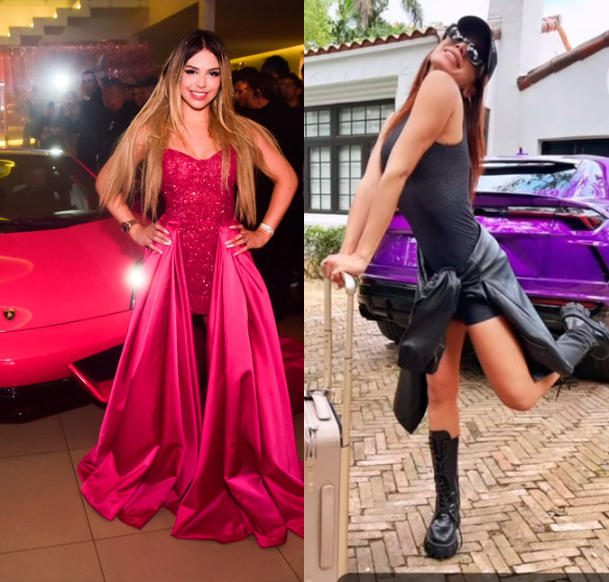 Após Melody ganhar <i>Lamborghini</i>, Anitta surge com carrão e a jovem dispara: <i>- Me copiou</i>