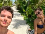 Sasha e marido viajam para Maldivas