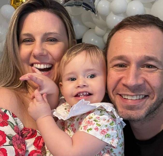 O apresentador e sua filha, Lua, são muito parecidos