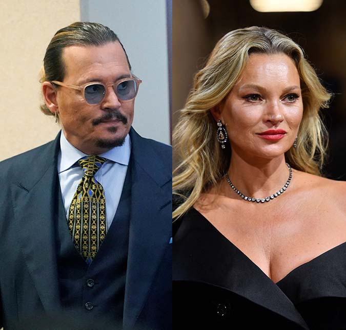 Kate Moss irá testemunhar no julgamento de Johnny Depp e Amber Heard, entenda