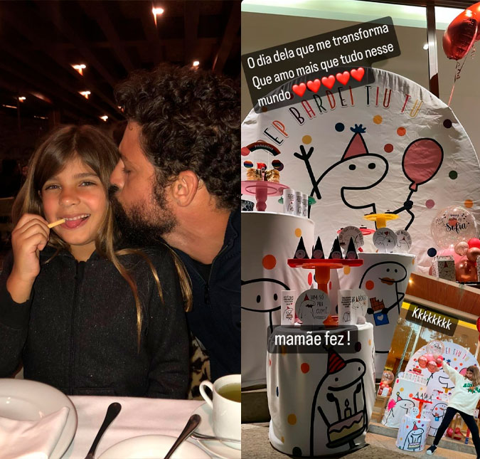 Cauã Reymond e Grazi Massafera comemoram aniversário da filha: <i>Te amo infinito e além</i>