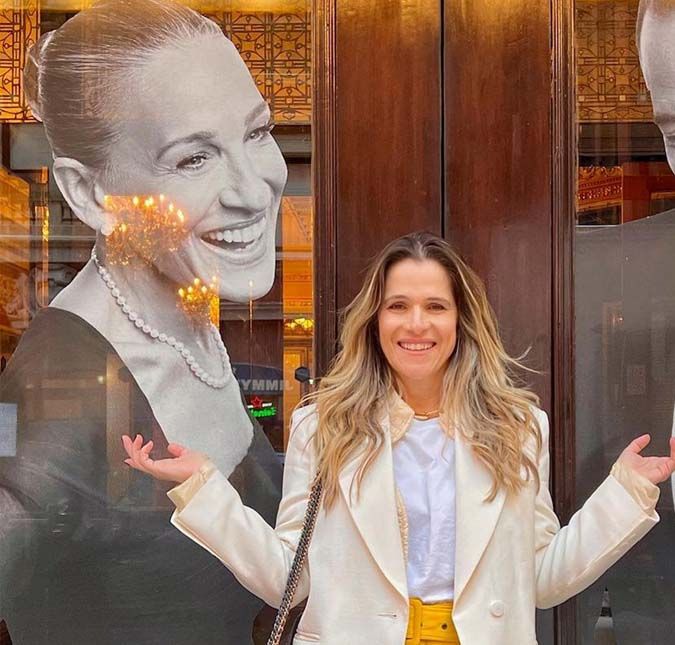 Sarah negou uma foto com a brasileira por causa da Covid 19