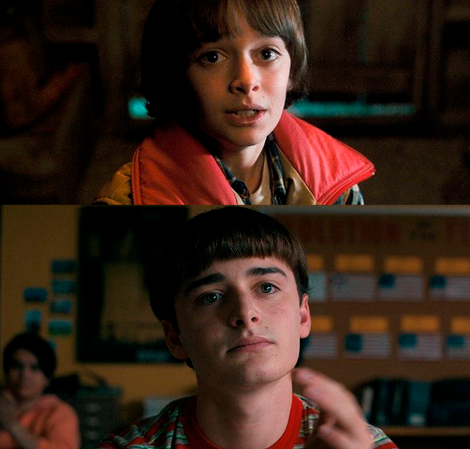 Will Byers, que deu origem à toda história, é interpretado por Noah Schnapp, ator que nasceu em 3 de outubro de 2004. Dá pra ver, inclusive, que ele não abandonou o cabelo tigelinha com o passar dos anos. Por isso, podemos dizer que o menino só cresceu em tamanho, já que continua com a mesma carinha de baby até hoje, né? Will Byers, que deu origem à toda história, é interpretado por Noah Schnapp, ator que nasceu em 3 de outubro de 2004. Dá pra ver, inclusive, que ele não abandonou o cabelo tigelinha com o passar dos anos. Por isso, podemos dizer que o menino só cresceu em tamanho, já que continua com a mesma carinha de baby até hoje, né?