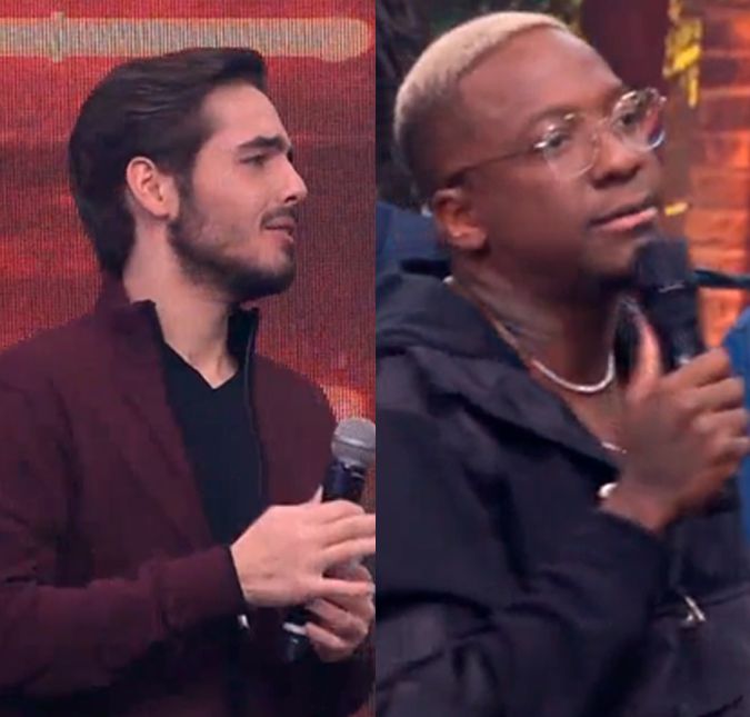 O cantor falou sobre o comportamento de João Guilherme no programa Faustão na Band