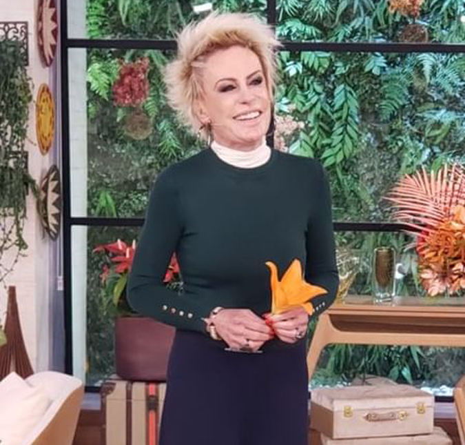 Ana Maria Braga testa positivo para Covid-19 e se afasta do <i>Mais Você</i>