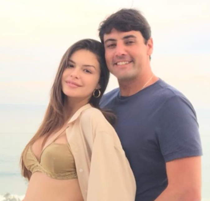 Grávida de uma menina, noiva de Bruno de Luca exibe linda barriguinha e encanta <i>web</i>
