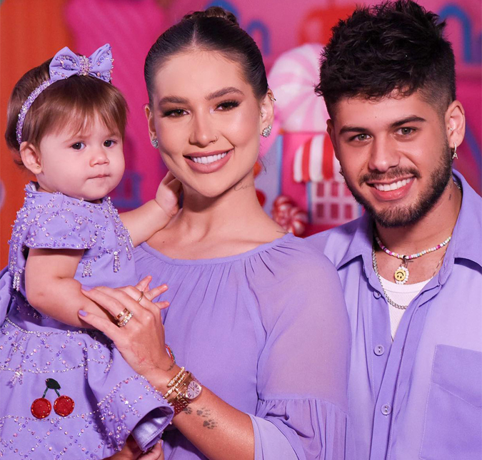 Durante festa luxuosa de um ano de idade da filha, Virginia Fonseca revela sexo do segundo bebê