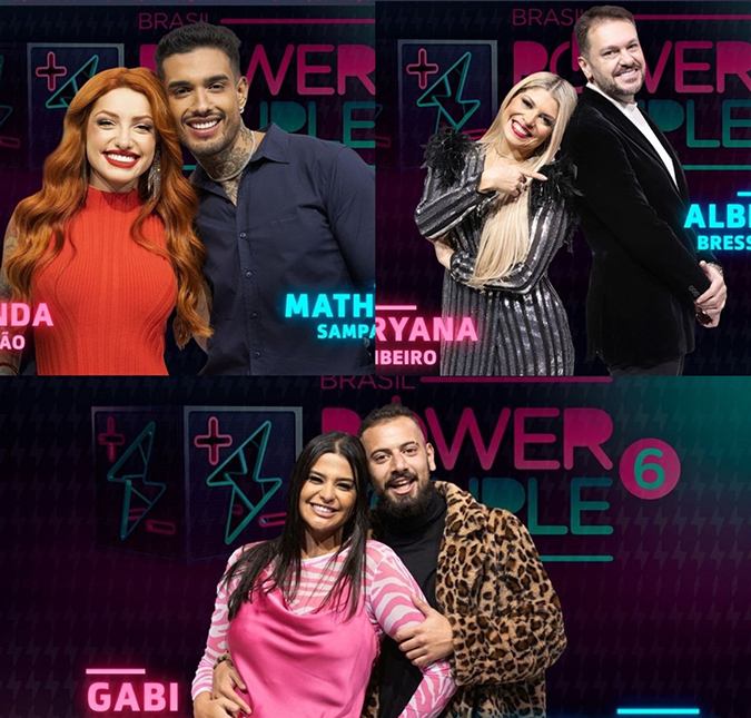 Em <i>Power Couple</i>, Brenda e Matheus, Adryana e Albert e Gabi e Cartolouco são os casais na D.R. desta semana!