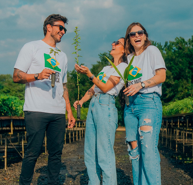 Gui Napolitano e Mariana Nolasco se unem para uma homenagem à Mata Atlântica: <I>Conscientizar toda geração</i>