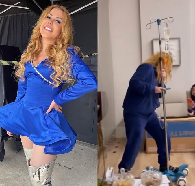 Joelma relembra momento de diversão no hospital: <i>Eu estava de repouso, juro!</i>