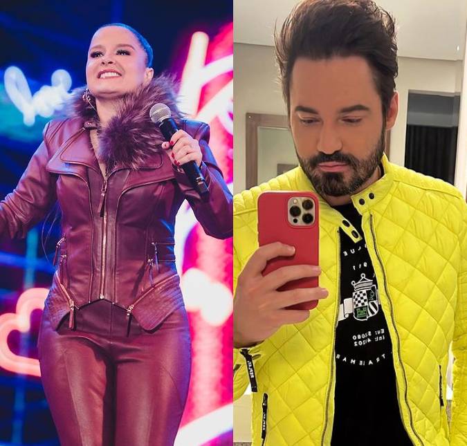 Maiara ganha presente de grife de Fernando Zor: -<I>Olha o que meu namorado fez para mim</i>