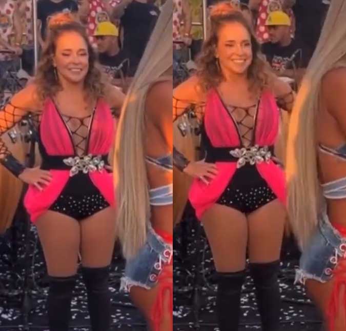 Daniela Mercury é flagrada olhando para Brunna Gonçalves, e Ludmilla brinca: <i>Eu te entendo, mulher</i>