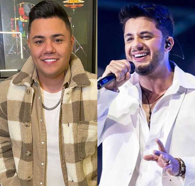 Durante <i>show</i>, Felipe Araújo emociona ao relembrar do seu falecido irmão, Cristiano