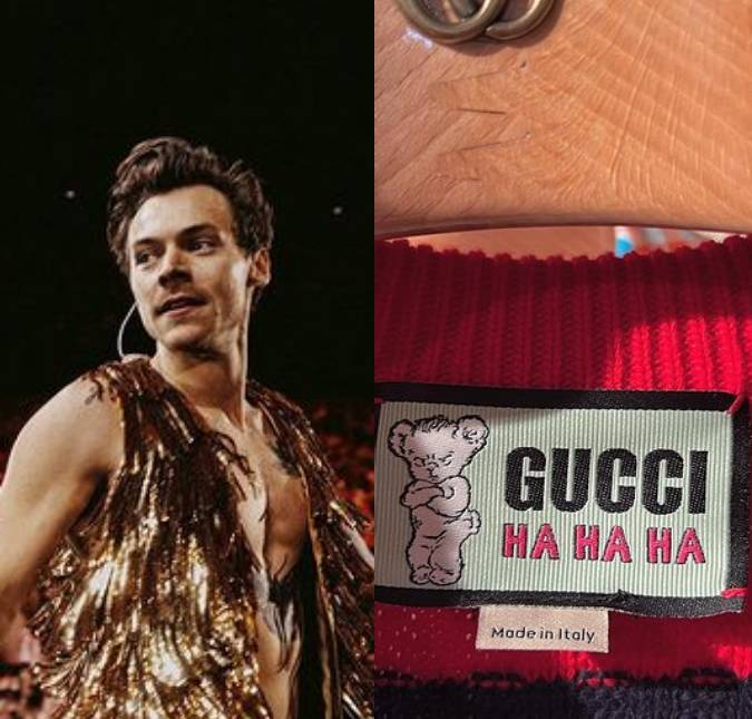 Harry Styles lança coleção de roupas em colaboração com a <I>Gucci</i>