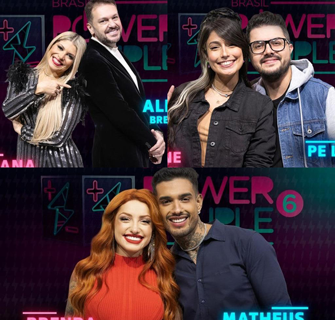 Adryana e Albert, Anne e Pe Lanza, e Brenda e Matheus formam a D.R. desta semana no <i>Power Couple Brasil</i>!