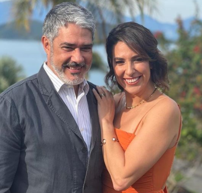Natasha Dantas elege William Bonner como homem mais bonito do mundo