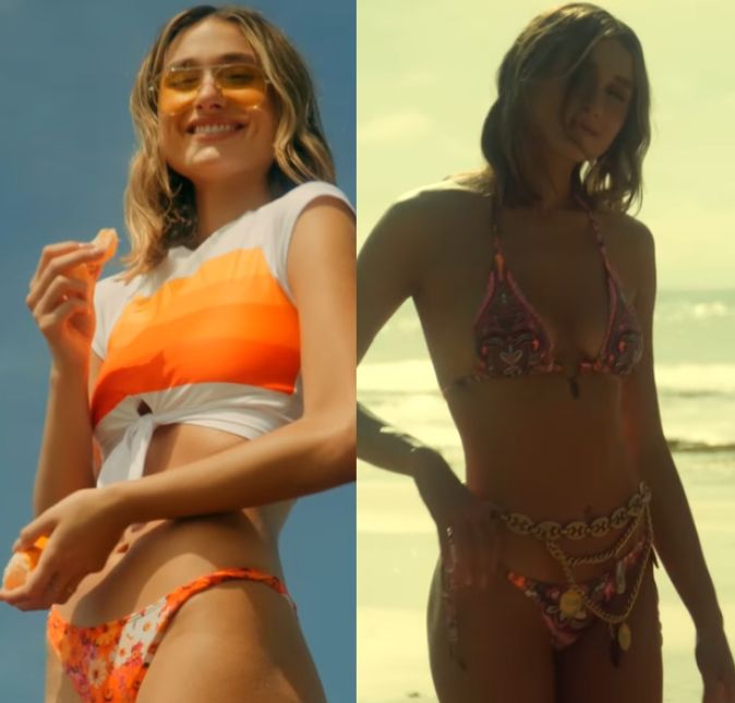 Sasha Meneghel compartilhou em seu Instagram um vídeo de uma campanha que participou de uma marca de roupas de banho. A modelo simplesmente arrasou usando biquínis coloridos, blusinha para surfar e até mesmo com um baiô. Mas as peças que mais chamaram a atenção dos fãs foram: uma laranja com estampa e detalhes em branco e outra completamente estampada e mais puxado para o rosa e roxo que caíram super bem com o tom de pele da filha de Xuxa Meneghel. O marido e o padrastro da famosa rapidamente foram até a publicação e soltaram vários elogios para ela. Merecidíssimo.