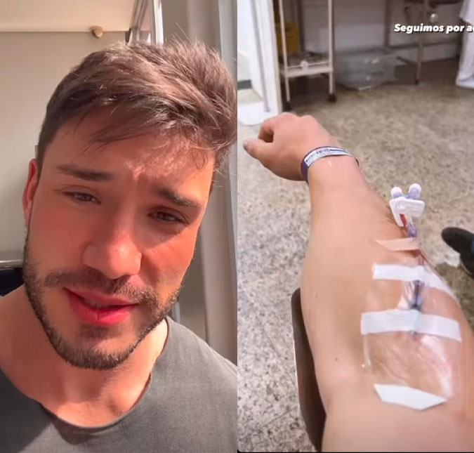 Lucas Viana acaba em hospital por uso de cigarro eletrônico: -<i>Estou pagando um preço altíssimo</i>