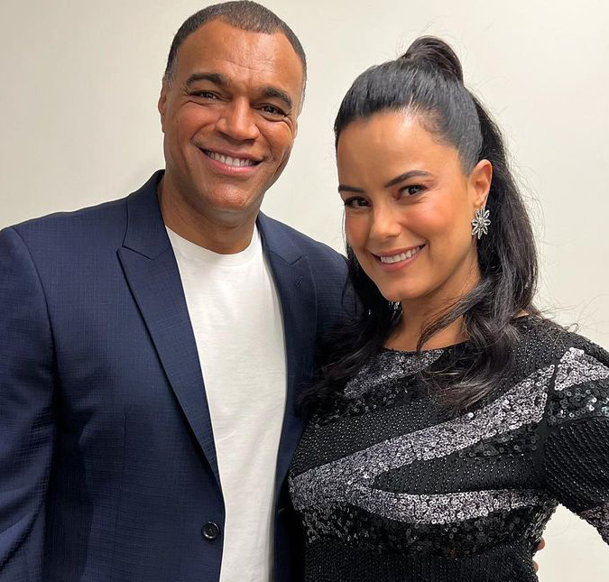 Denilson relembra começo do namoro com Luciele Di Camargo: <i>Ficamos muitos meses namorando escondido</i>