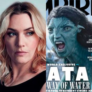 Kate Winslet surge como Na'vi em primeira imagem divulgada de sua personagem em <I>Avatar 2</i>