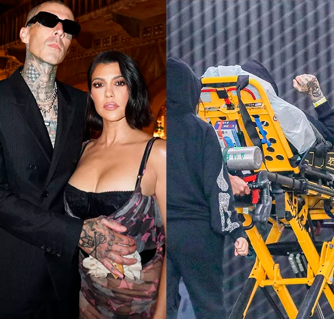 Travis Barker sentia dor extrema e mal conseguia andar quando foi levado às pressas para o hospital
