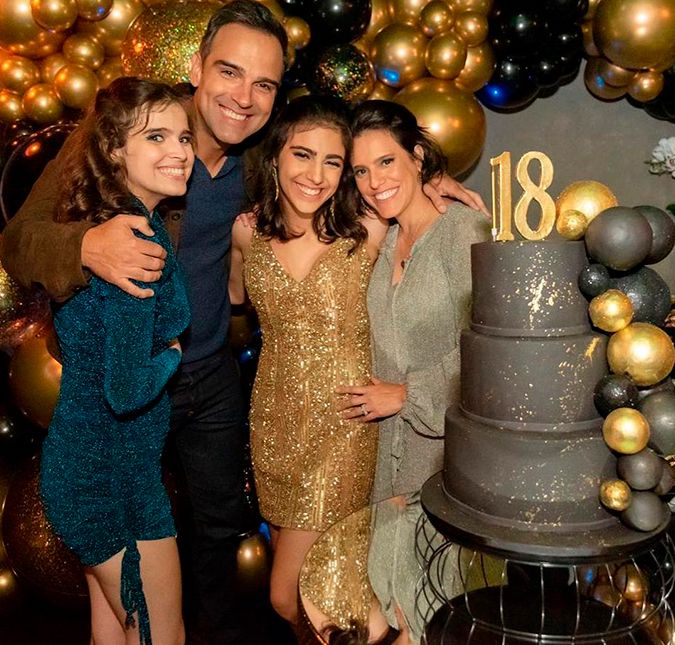 Tadeu Schmidt comemora os 18 anos de idade da filha mais nova com festa luxuosa e revela pedido fofo feito por Laura; confira! As fotos foram compartilhadas pelo Instagram do jornalista