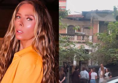 Adriane Galisteu revela que mora na mesma rua que a <I>mulher da casa abandonada</i>