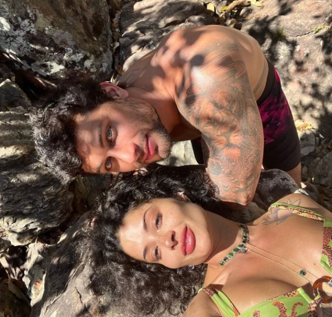 O casal está curtindo férias na Chapada dos Veadeiros, em Goiás