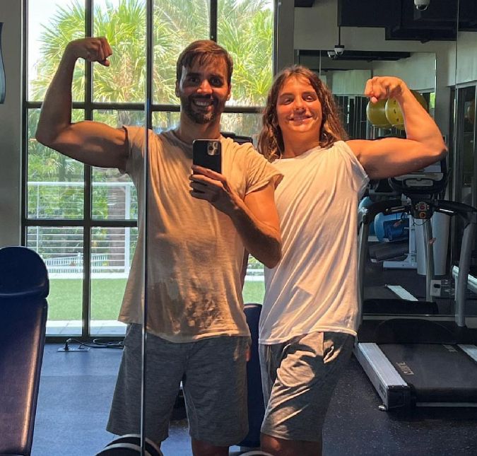 Daniel Cady aproveitou o momento para fazer uma linda declaração ao seu filho Marcelo