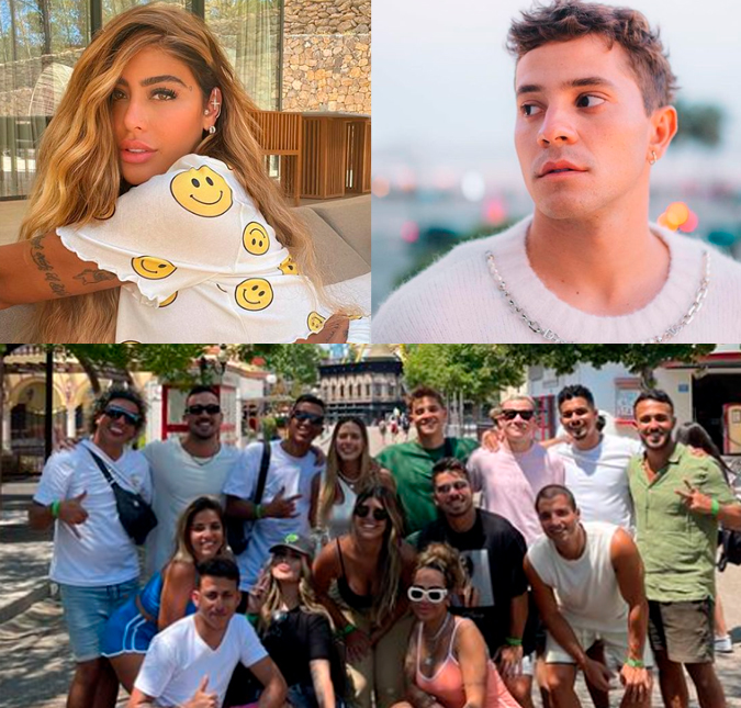 Solteira, Rafaella Santos dá rolê com André Lamoglia e amigos em parque de Madrid, na Espanha