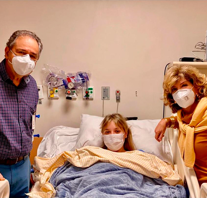 Filha de Silvia Poppovic doa medula óssea ao pai, que realiza transplante: <i>Um gesto de amor</i>