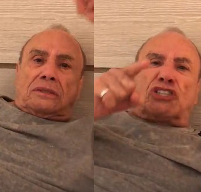 Após polêmica durante entrevista, Stênio Garcia defende sua esposa: - <i>Vocês estão sendo cruéis com a Marilene e comigo</i>