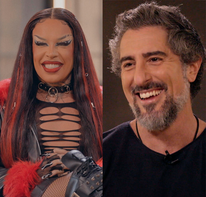 Marcos Mion e Gloria Groove recriam cena de novela que fizeram parte