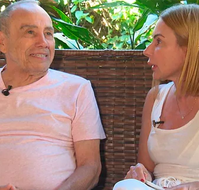 Stênio Garcia se diz rebelde e volta a negar maus tratos da esposa após polêmica: Ela precisa me forçar Mari Saade se meteu na confusão logo depois que tirou o ator à força de uma entrevista