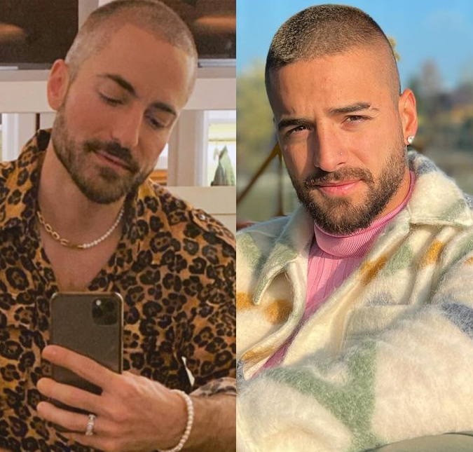 Maluma, é você? Thales Bretas muda o visual e é comparado com o cantor colombiano