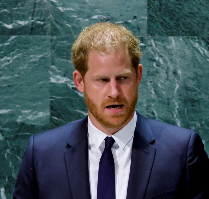 Príncipe Harry faz discurso em tom de indignação na <i>ONU</i> no Dia de Nelson Mandela