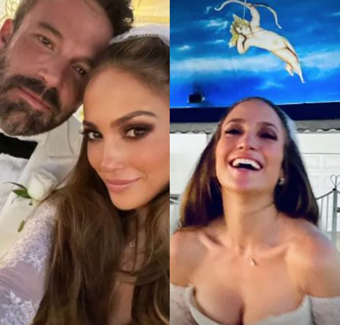 Jennifer Lopez divulga fotos do seu casamento com Ben Affleck: <i>O amor é lindo, é gentil</i>