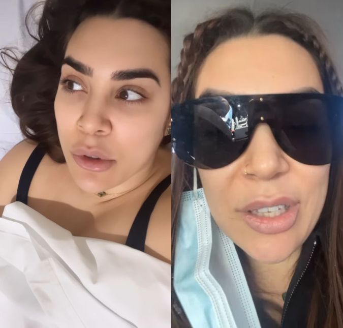 Naiara Avezedo recebe alta do hospital depois de sentir fortes dores no estômago A cantora deu entrada em um hospital na cidade de Brumado, na Bahia