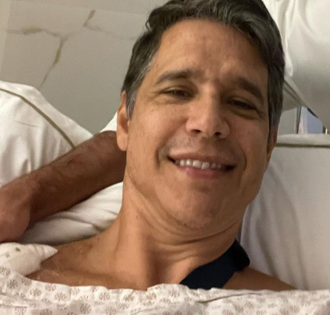 Marcio Garcia passa por nova cirurgia e tranquiliza os fãs: <i>Não é emergência, não foi nada grave</i>