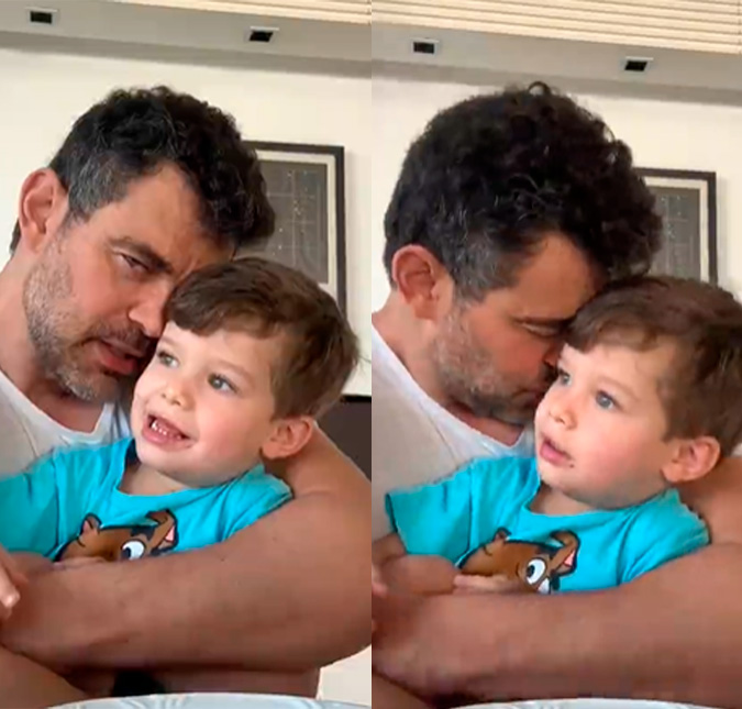 É muita fofura! Carmo Dalla Vecchia mostra filho soltando a voz com <I>Abecedário da Xuxa</i>, confira o vídeo